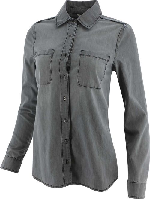 CAMISA M/L MUJER FOUNDATION DENIM L/S