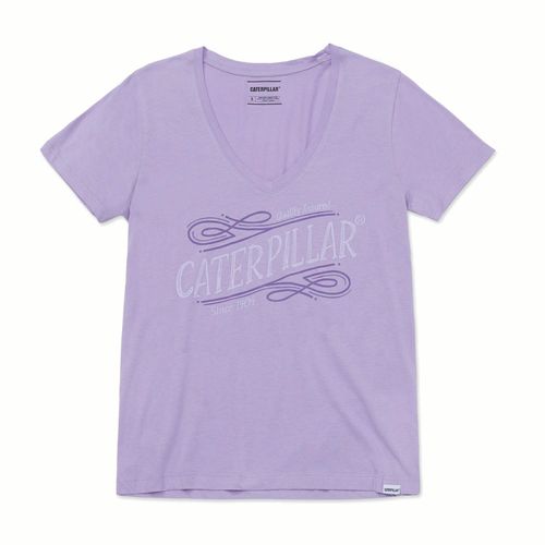 REMERA MUJER CATERPILLAR SCRIPT G