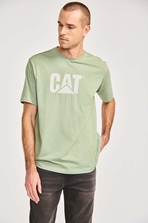 REMERA UNISEX CAT LOGO TEE