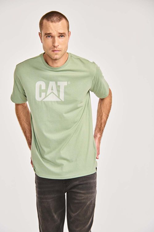 REMERA UNISEX CAT LOGO TEE