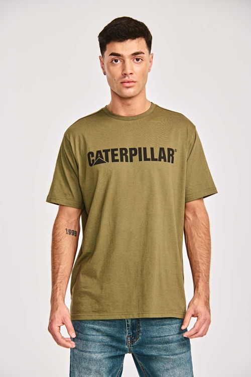 REMERA UNISEX CATERPILLAR LOGO TEE