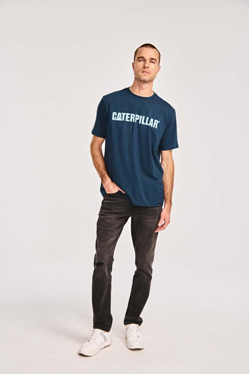 REMERA UNISEX CATERPILLAR LOGO TEE