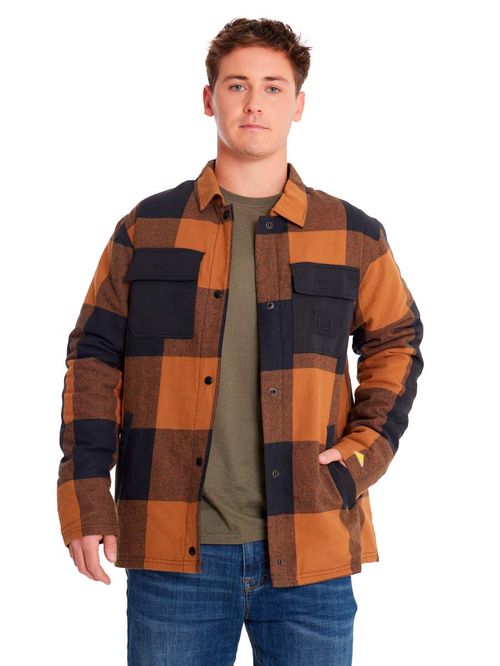 CHAQUETA HOMBRE FLANNEL SNAP FRONT L