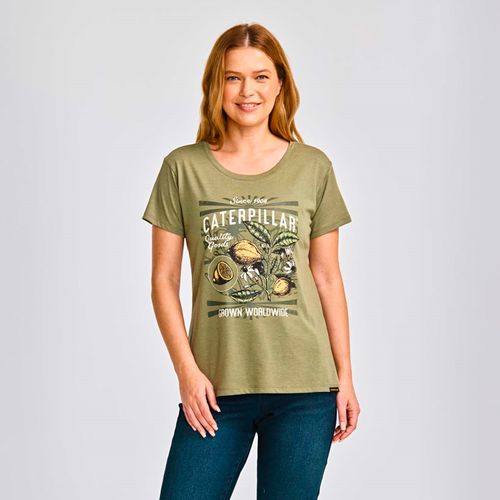 CAMISA M/L MUJER CREW GRAPHIC TEE 4