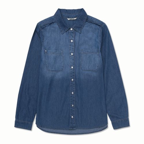 CAMISA M/L MUJER FOUNDATION DENIM L/S