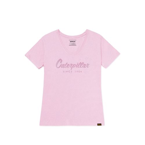 REMERA MUJER CATERPILLAR SCRIPT V