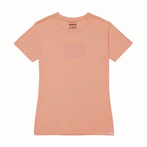 REMERA MUJER METALLIC CAT LOGO TE