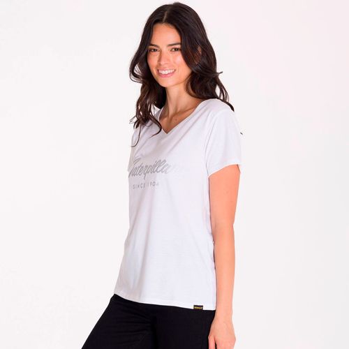 REMERA MUJER CATERPILLAR METALLIC