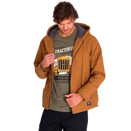 CHAQUETA HOMBRE HOODED SHERPA LINED