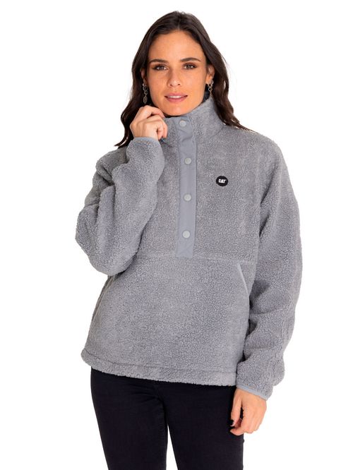 POLAR MUJER SHERPA FLEECE SNAP F