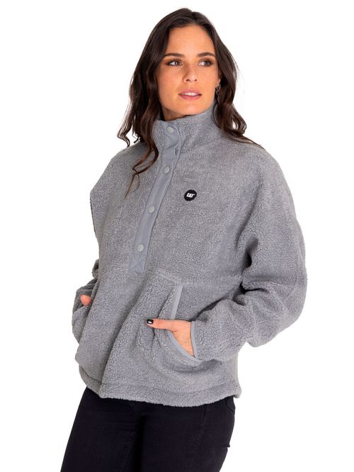 POLAR MUJER SHERPA FLEECE SNAP F