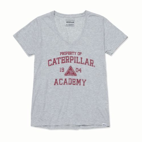 REMERA MUJER CATERPILLAR 1904 GRA