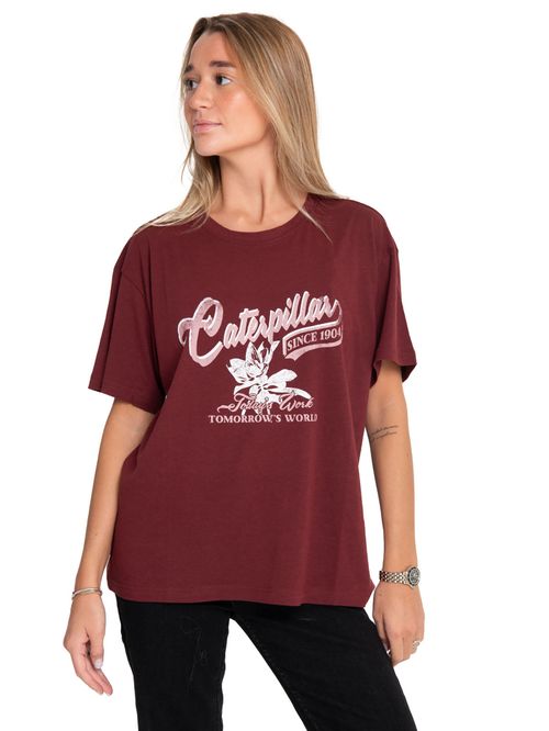 REMERA MUJER OVERSIZED GRAPHIC TE