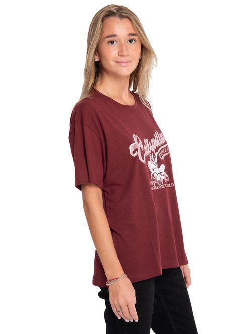 REMERA MUJER OVERSIZED GRAPHIC TE