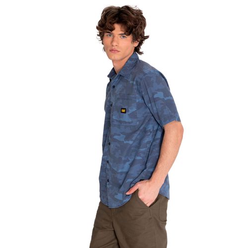 CAMISA M/C HOMBRE RELAXED PRINTED POPL