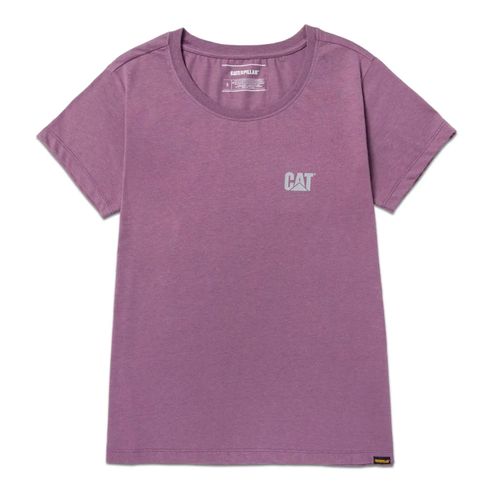 REMERA MUJER CAT LOGO TEE