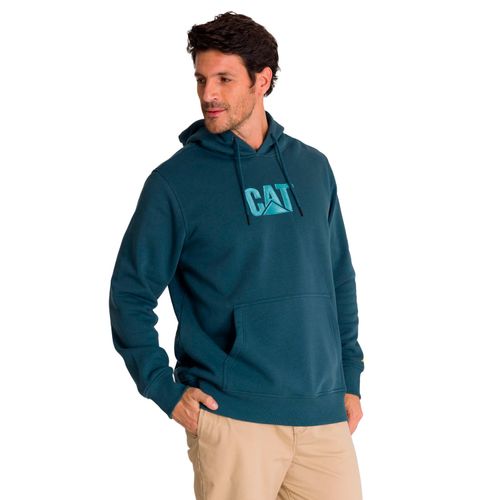 BUZO para HOMBRE FLEECE CAT LOGO PULL ORION BLUE-TONAL