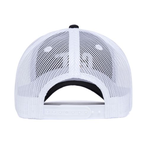 GORRO UNISEX RAISED LOGO CAP BLACK-WHITE