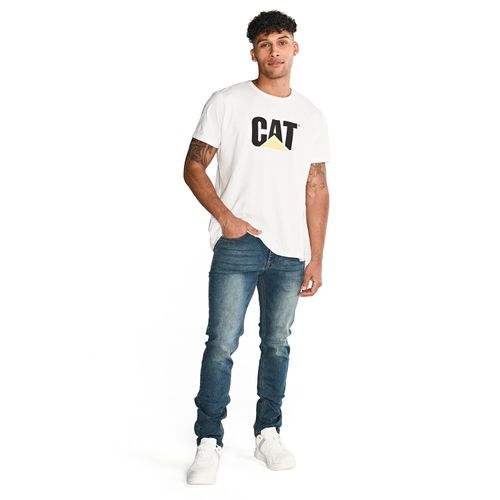 JEANS para HOMBRE TRIBLEND STRETCH DENIM SKINNY MEDIUM STONE