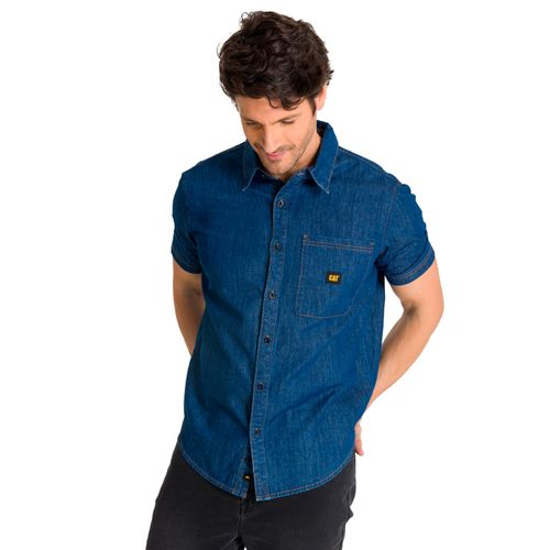 CAMISA M/C para HOMBRE DENIM S/S SHIRT STANDARD STONE