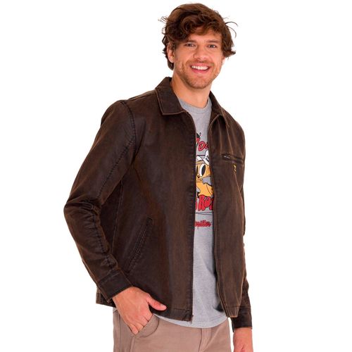 Chaqueta para HOMBRE WAXED CHORE JACKET DARK BROWN