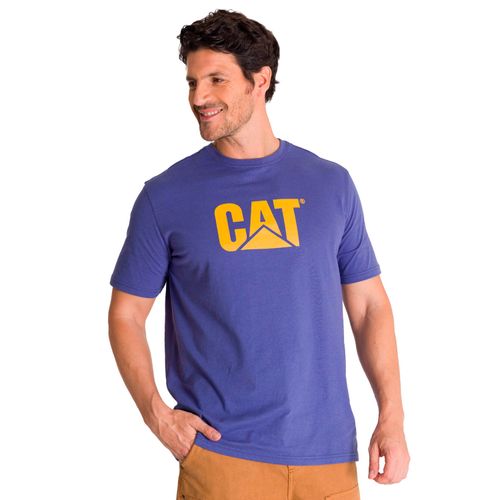 Remera UNISEX CAT LOGO TEE FUTURE DUSK-YELLOW