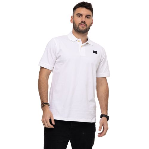 Remera para HOMBRE CAT LOGO JERSEY POLO WHITE
