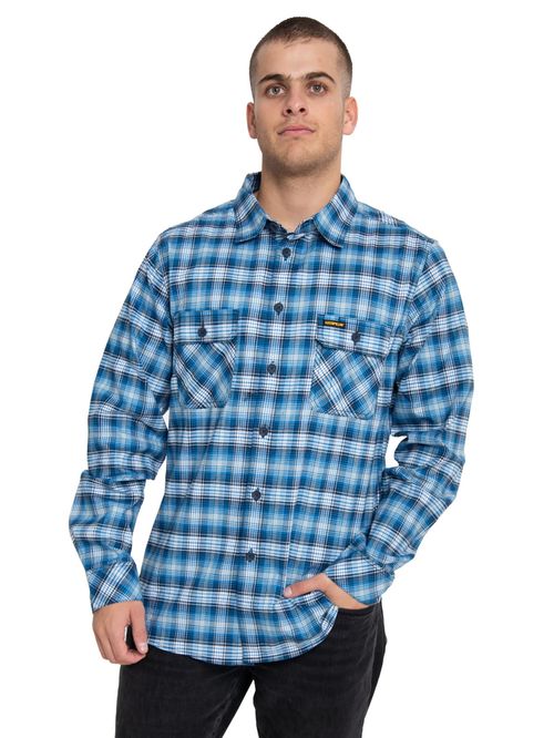 CAMISA M/L para HOMBRE PLAID L/S WORK SHIRT DETROIT BLUE-MEMPHIS