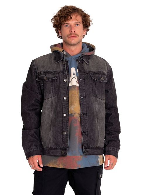 Chaqueta para HOMBRE FLANNEL LINED DENIM ASPHALT STONE