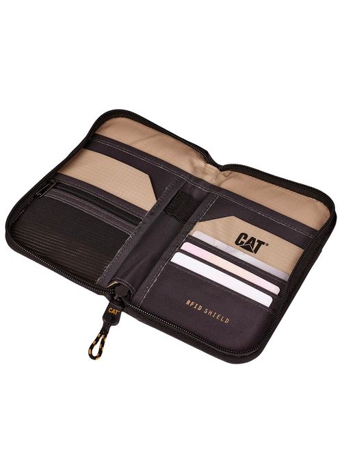 Billetera UNISEX TRAVEL WALLET CHARCOAL