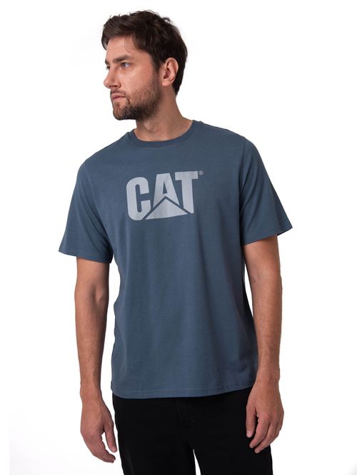 Remera para HOMBRE CAT LOGO TEE ORION BLUE-GREY