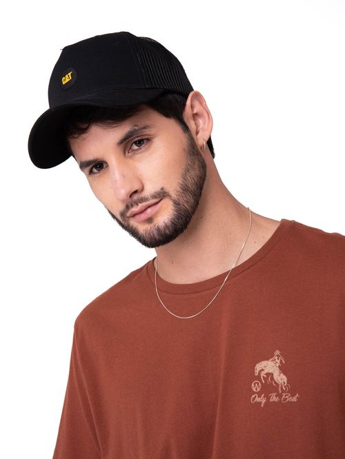 GORRO para HOMBRE 5 PANEL LOGO PROMO H Pitch Black