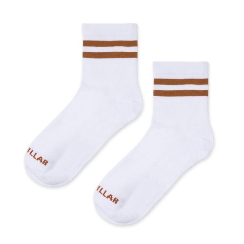 CALCETIN para MUJER M LIGHTWEIGHT ANKLE WHITE-TAWNY BROWN