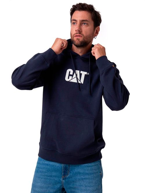 BUZO para HOMBRE FLEECE CAT LOGO PULL INKWELL-VANILLA