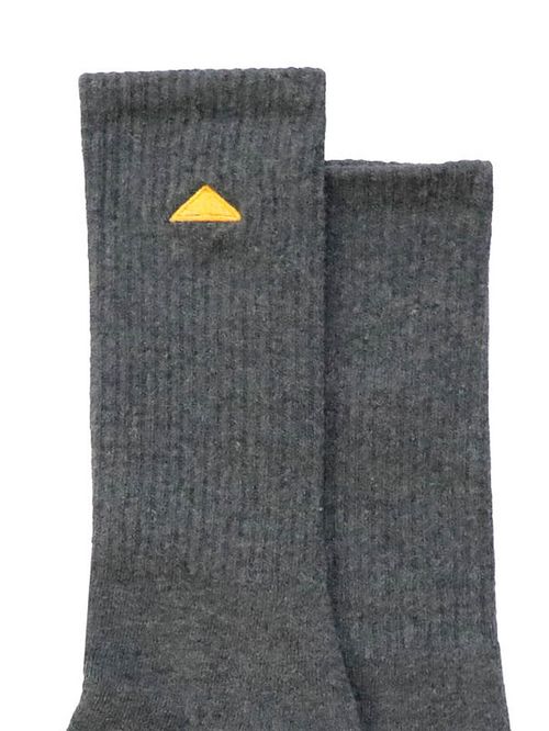 CALCETIN UNISEX CAT BASICS CREW SOCK DARK HEATHER GREY