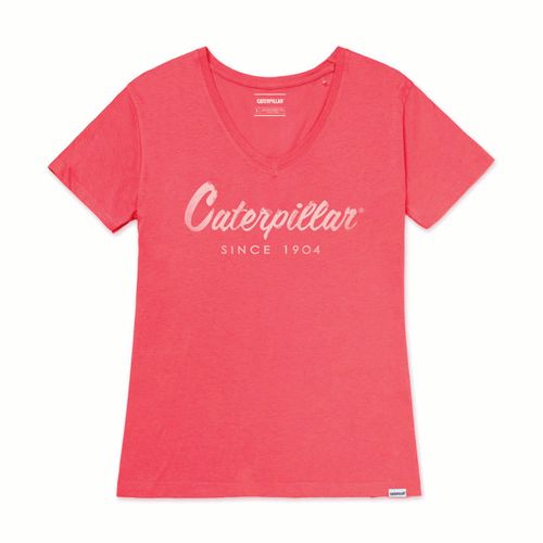 REMERA MUJER CAT SCRIPT V NECK TE